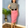 Pencil Skirt Sugar Pink Boucle -Chic Apparel Shop pencil skirt sugar pink boucle p5607 29229 medium