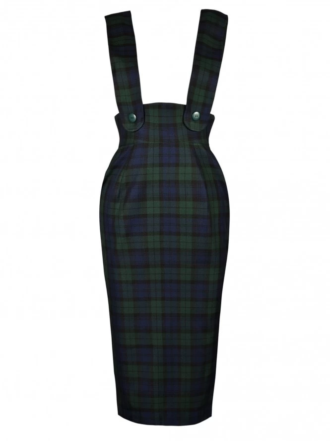 Pinafore Skirt Blackwatch Tartan 3 Pinafore Skirt Blackwatch Tartan