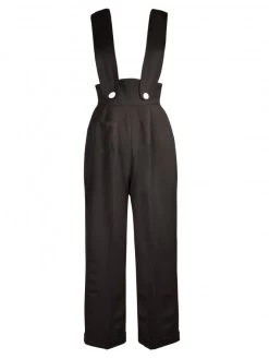 Pinafore Trousers Brown Soft