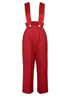 Pinafore Trousers Ruby Soft