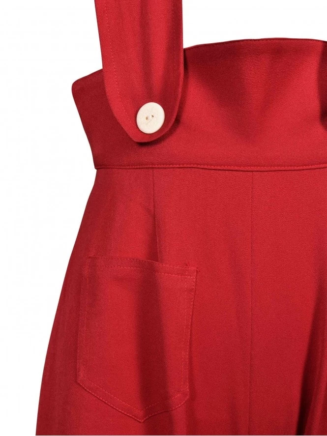 Pinafore Trousers Ruby Soft 5 Pinafore Trousers Ruby Soft - Image 3