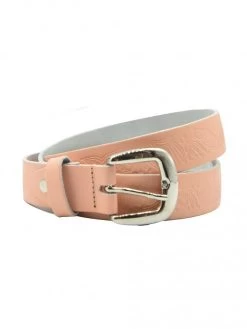 Pink Seashell Leather Belt
