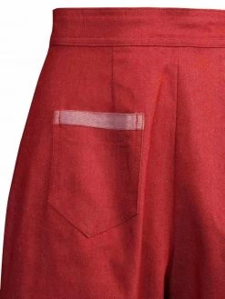 Red Denim Culottes -Chic Apparel Shop red denim culottes p5970 26463 medium