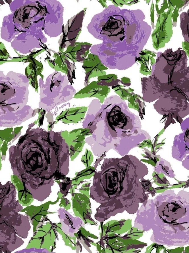 Roses In Bloom Purple Betty Sundress 9 Roses In Bloom Purple Betty Sundress - Image 7