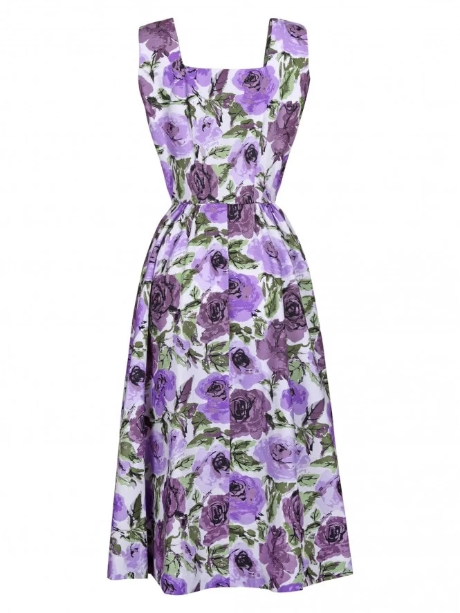 Roses In Bloom Purple Betty Sundress 8 Roses In Bloom Purple Betty Sundress - Image 6