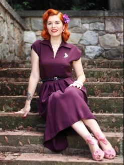 Runaround Sue Amethyst Crepe