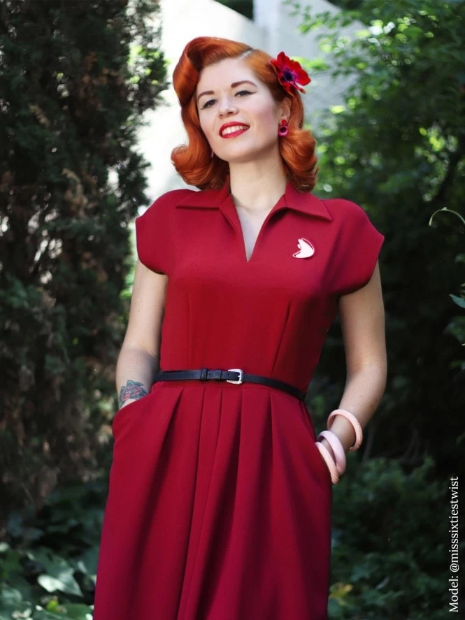 Runaround Sue Ruby Crepe 3 Runaround Sue Ruby Crepe