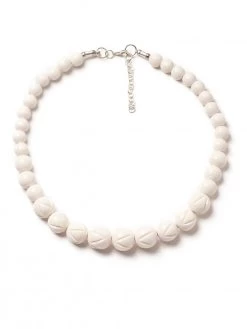 Salty Heavy Carve Bead Necklace
