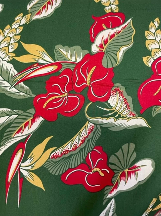 Sarong Anthurium Green Bolero Set 6 Sarong Anthurium Green Bolero Set - Image 4