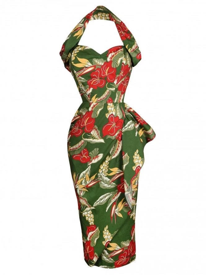 Sarong Anthurium Green Bolero Set 4 Sarong Anthurium Green Bolero Set - Image 2