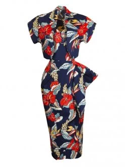 Sarong Anthurium Navy Bolero Set 10 Sarong Anthurium Navy Bolero Set -Chic Apparel Shop sarong anthurium navy bolero set p6357 28220 medium