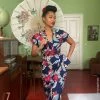 Sarong Anthurium Navy Bolero Set 2 Sarong Anthurium Navy Bolero Set -Chic Apparel Shop sarong anthurium navy bolero set p6357 28943 medium