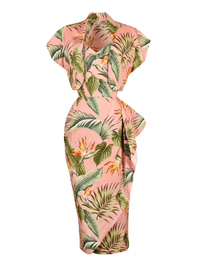 Sarong Bird Of Paradise Coral 6 Sarong Bird Of Paradise Coral - Image 4