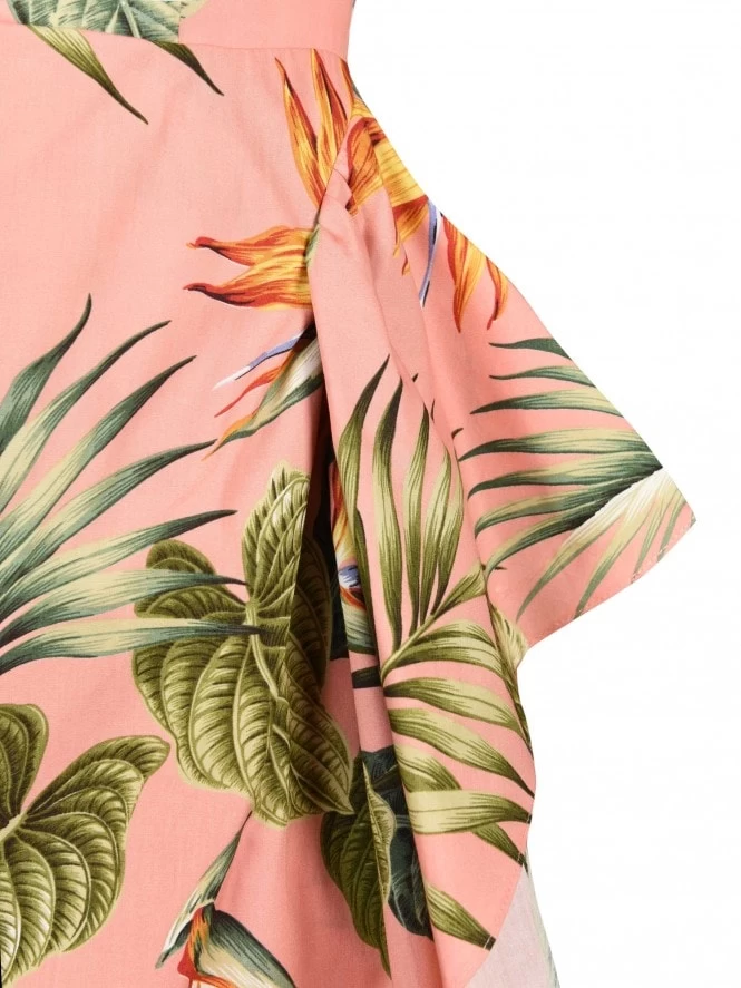 Sarong Bird Of Paradise Coral 8 Sarong Bird Of Paradise Coral - Image 6