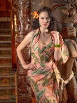 Sarong Bird Of Paradise Coral 10 Sarong Bird Of Paradise Coral -Chic Apparel Shop sarong bird of paradise coral p5913 26286 medium