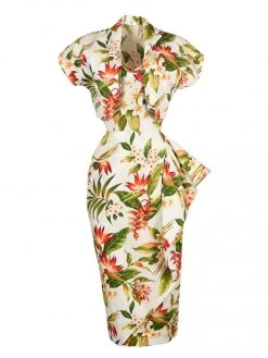 Sarong Bird Of Paradise Ivory