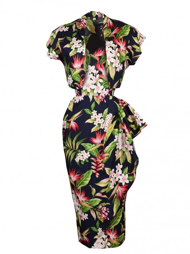 Sarong Bird Of Paradise Midnight 5 Sarong Bird Of Paradise Midnight - Image 3