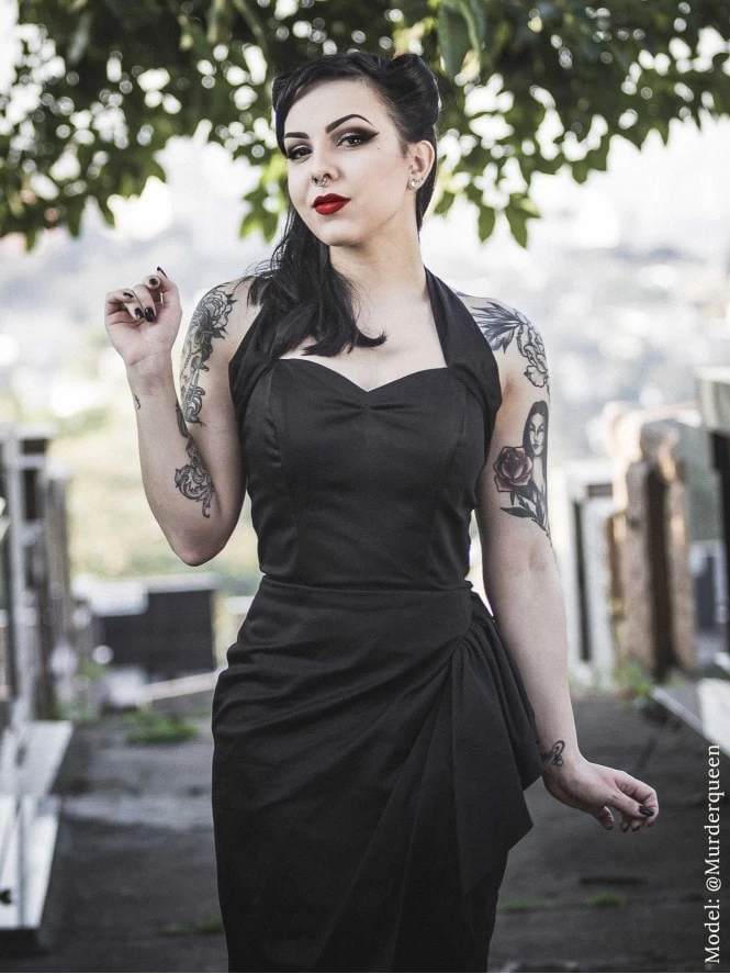 Sarong Black Sateen 7 Sarong Black Sateen - Image 5