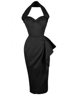 Sarong Black Sateen 12 Sarong Black Sateen -Chic Apparel Shop sarong black sateen p587 19295 medium