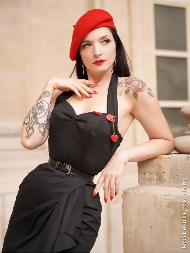 Sarong Black Sateen 4 Sarong Black Sateen - Image 2