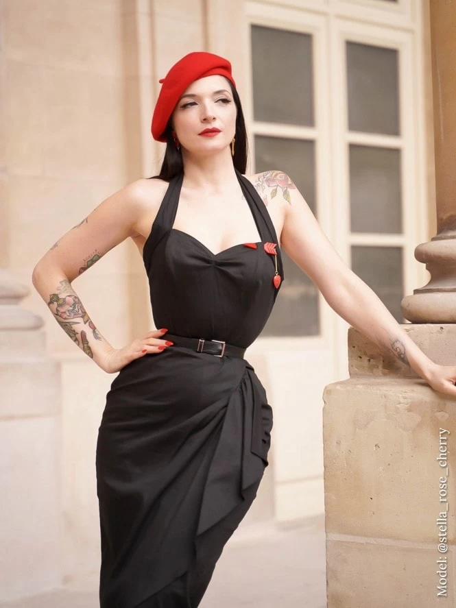 Sarong Black Sateen 3 Sarong Black Sateen