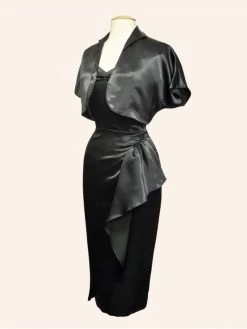 Sarong Black Satin -Chic Apparel Shop sarong black satin p566 1425 medium