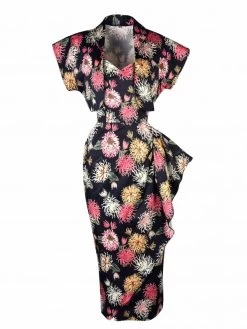 Sarong Chrysanthemum Black Bolero Set -Chic Apparel Shop sarong chrysanthemum black bolero set p5623 24781 medium