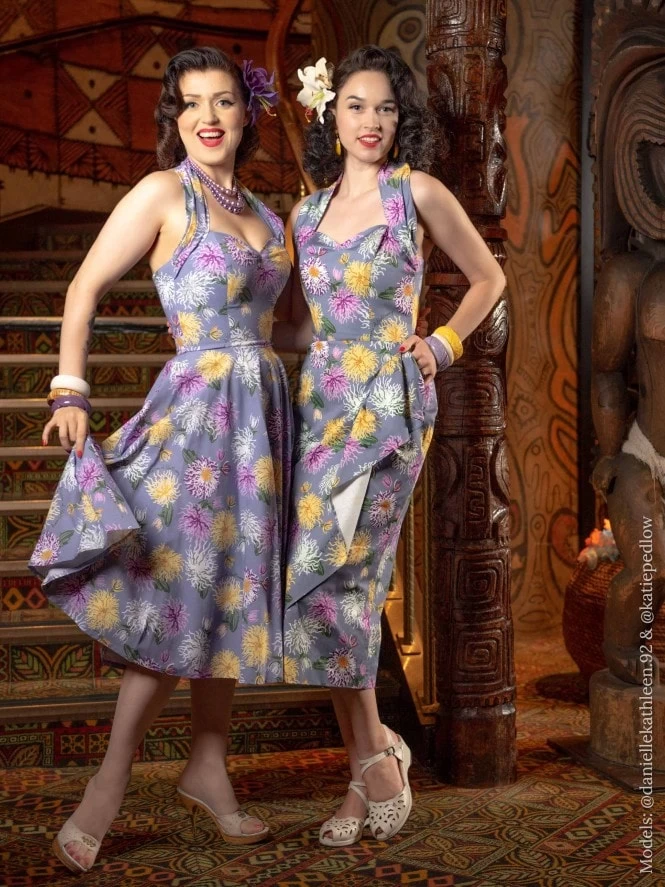 Sarong Chrysanthemum Lilac Bolero Set 8 Sarong Chrysanthemum Lilac Bolero Set - Image 6