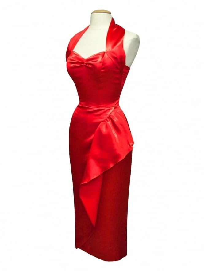 Sarong Red Satin 6 Sarong Red Satin - Image 4