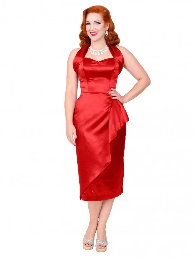 Sarong Red Satin 5 Sarong Red Satin - Image 3