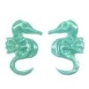Seahorse Glitter Earrings Green 2 Seahorse Glitter Earrings Green -Chic Apparel Shop seahorse glitter earrings green p4471 18812 medium