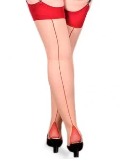 Seamed Stockings Red Glamour