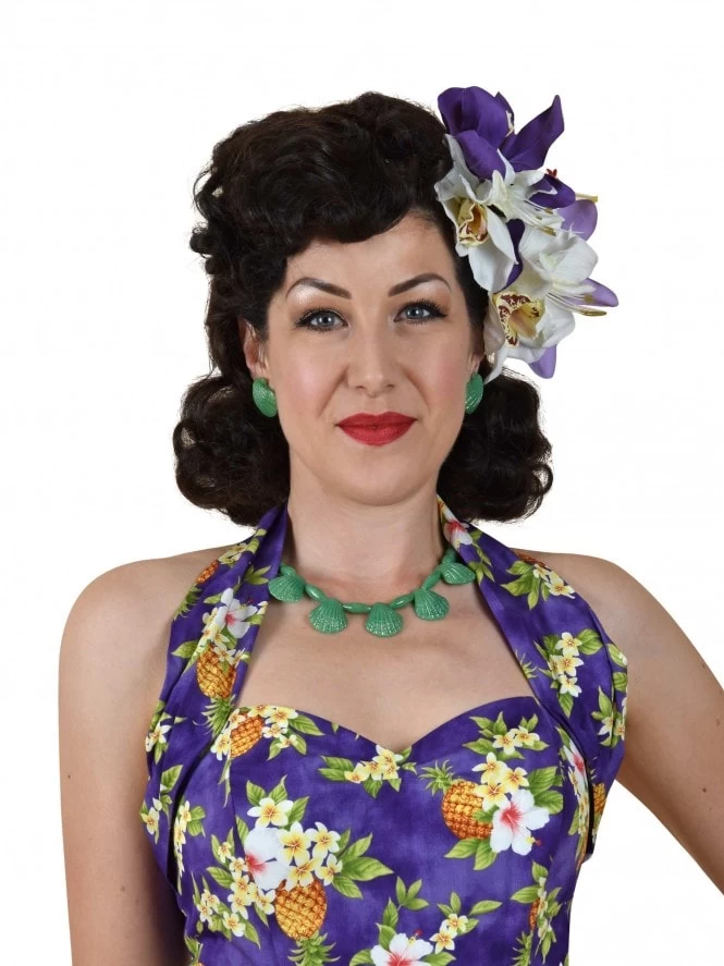 Seashell Necklace Set Sea Green 5 Seashell Necklace Set Sea Green - Image 3