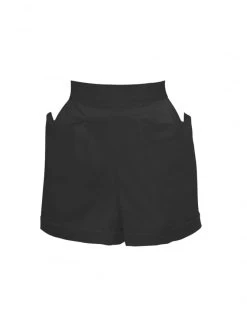 Shorts Black Sateen