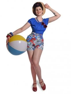 Shorts Cover Girl Blue -Chic Apparel Shop shorts cover girl blue p4021 16500 medium