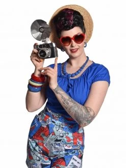 Shorts Cover Girl Blue -Chic Apparel Shop shorts cover girl blue p4021 16501 medium