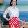 Shorts Red Polka -Chic Apparel Shop shorts red polka p594 9150 medium