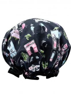 Shower Cap Paris Black