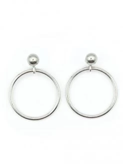 Silver Hoop Earrings