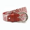 Spiderweb Red Embossed Leather Belt -Chic Apparel Shop spiderweb red embossed leather belt p6581 29134 medium