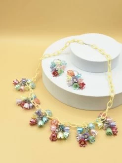 Spring Blossom Necklace Set