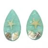 Teardrop Starfish Glitter Earrings Green -Chic Apparel Shop teardrop starfish glitter earrings green p4470 18806 medium